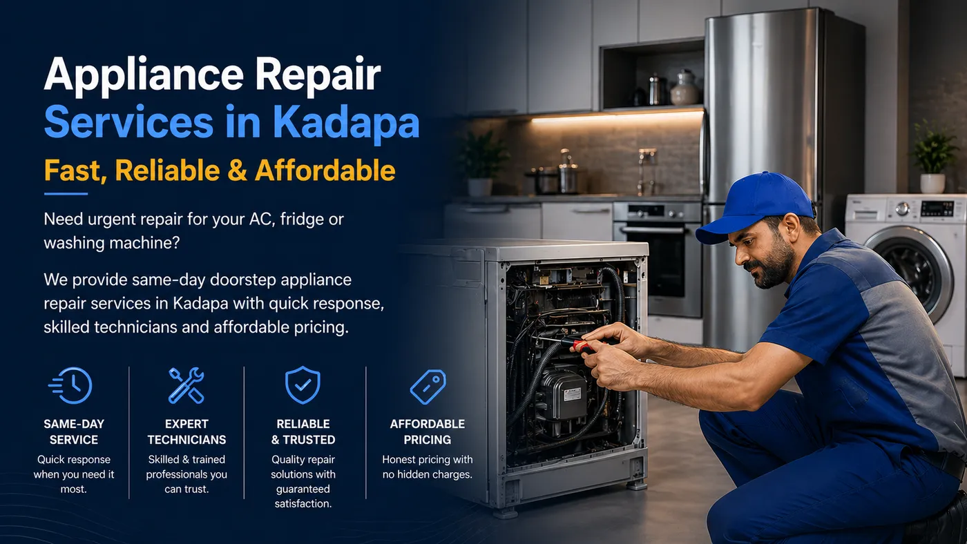 Home appliance repair service in Kadapa